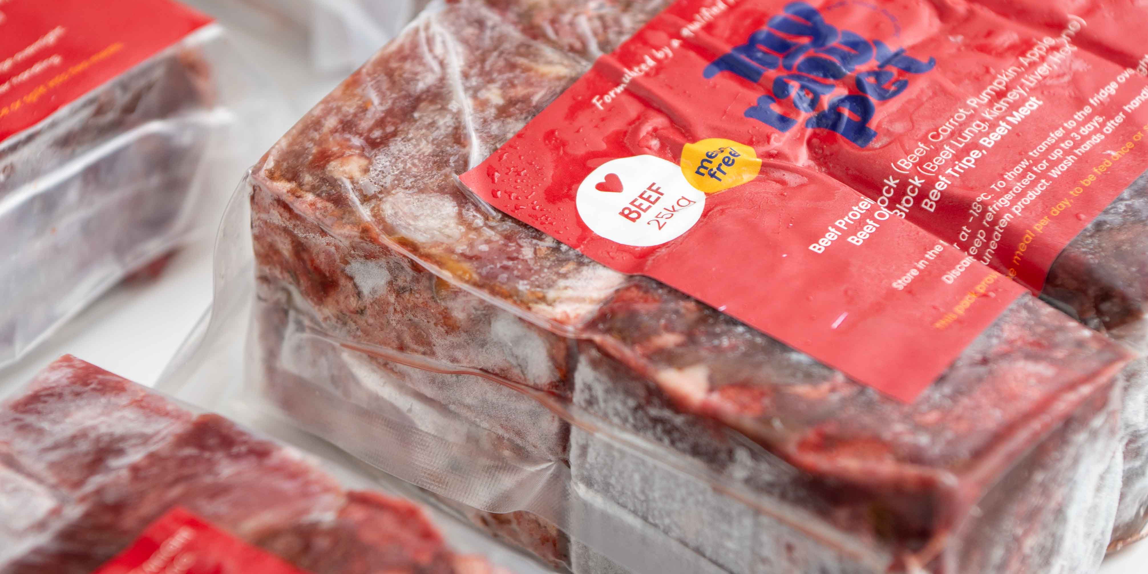 Beef - Ready-Made Raw Meals for Dogs