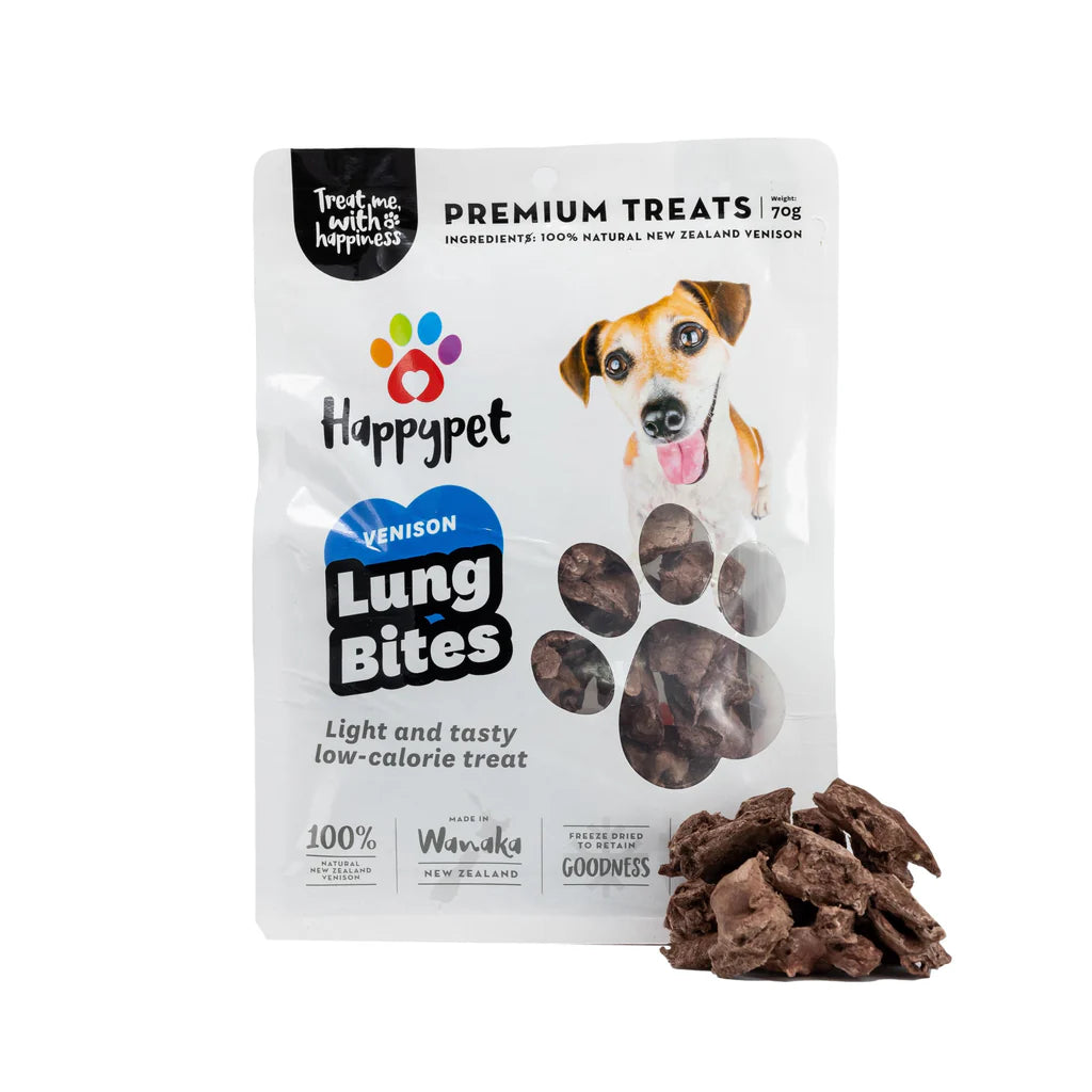 Happy Pet Venison Lung Bites